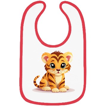 Discover Cute Tiger Cub Bibs