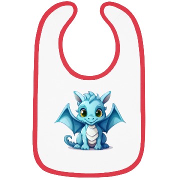 Discover Cute blue dragon Bibs