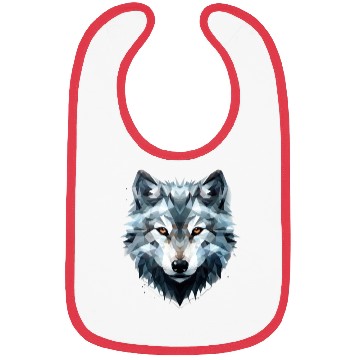 Discover Geometric Wolf Bibs