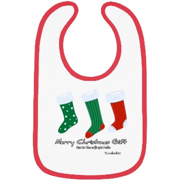 Discover Santa Claus jingle Bell Merry Christmas Gift socks Bibs