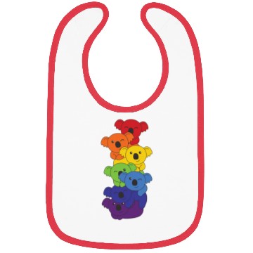 Discover Rainbow Flag Pride Lgbtq Cute Koala Stack Bibs