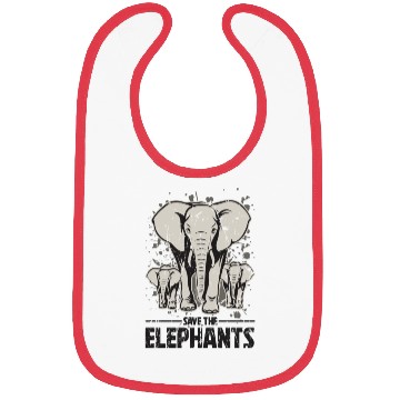 Discover Save the Elephants - Elephant Bibs