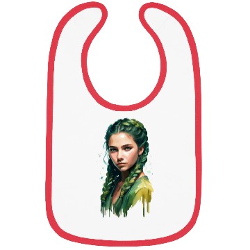 Discover green Girl Bibs