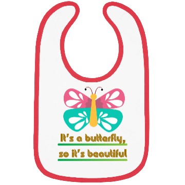 Discover It s a butterfly so it s beautiful Bibs