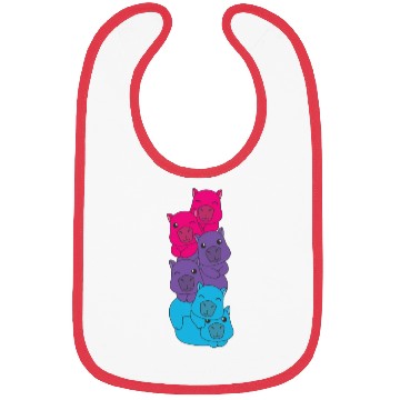 Discover Androgynous Flag Pride Lgbtq Cute Capybara Bibs