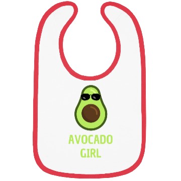 Discover Avocado Girl Bibs