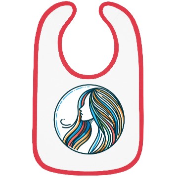 Discover Woman, Spectrum of Serenity Bibs