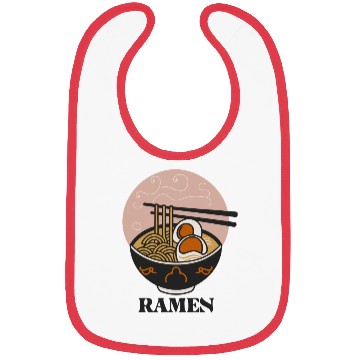 Discover Ramen Noodles Design Bibs