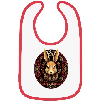 Discover Easter Bunny Rabbit Mandala Arts Easter Day Bibs