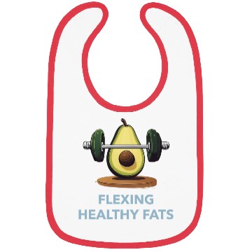 Discover Flexing Healthy Fats Avocado Gym Bibs