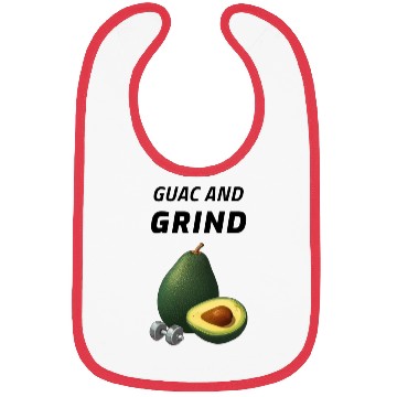 Discover Guac and Grind Avocado Gym Bibs
