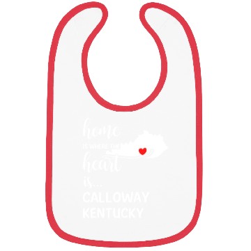 Discover Calloway County Kentucky Is Where My Heart Is Gift Bibs