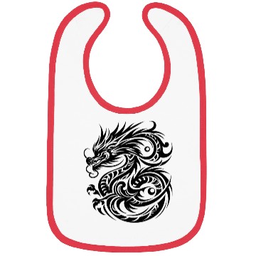 Discover Mystical Dragon T Tattoo Design Bibs