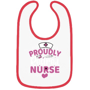 Discover Proudly Retired Nurse Bibs