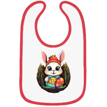 Discover Easter Bunny Rabbit Easter Day Egg Hunting Bibs