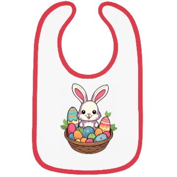 Discover Easter Bunny Rabbit Easter Day Egg Basket Bibs