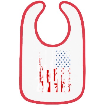 Discover Rifle gun flag Bibs