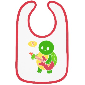 Discover Turtle Guitarist Country Singer Gift Bibs