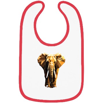Discover Geometric Style Elephant Bibs