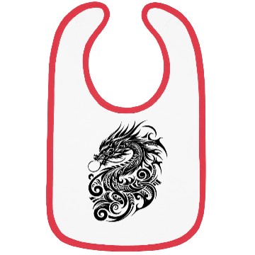 Discover Dragon T Tattoo Artistic Design Bibs