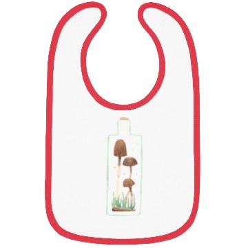 Discover Mushroom and Firefly Terrarium Bibs