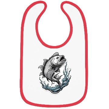 Discover monsters fish Bibs