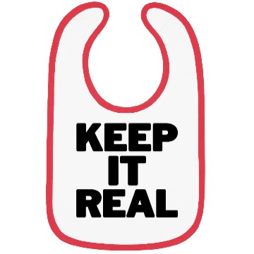 Discover KEEP IT REAL (black design) Bibs