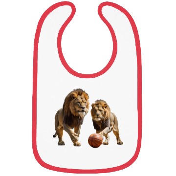 Discover Basketball lion player Bibs