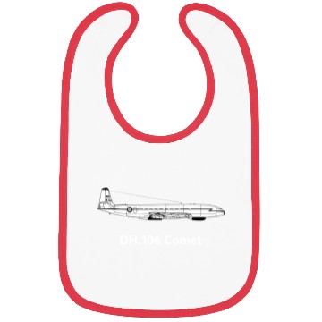 Discover DH 106 Havilland Comet Aircraft line Bibs