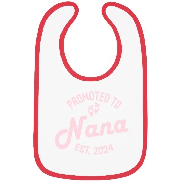 Discover Promoted to Nana Est 2024 Bibs