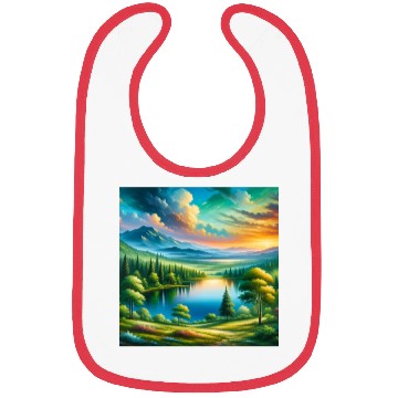 Discover Serene Elegance A Modern Abstract Artwork Bibs