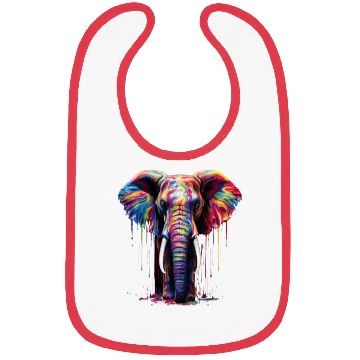 Discover Rainbow Elephant Bibs