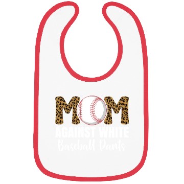 Discover Leopard Baseball Mom Bibs