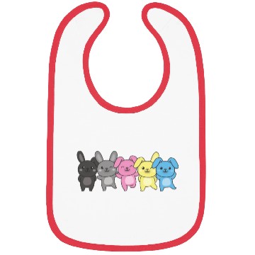 Discover Polygender Flag Pride Lgbtq Bunny Bibs
