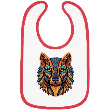 Discover German Shepherd Funny Dog Street Art Comic Pet Bibs