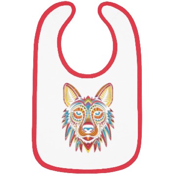 Discover German Shepherd Funny Dog Street Art Comic Pet Bibs