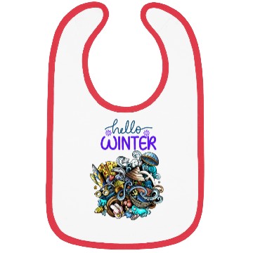 Discover Hello Winter Bibs