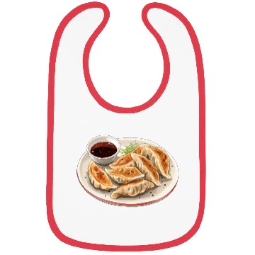 Discover Japanese Pan Fried Dumpling Gyoza Bibs