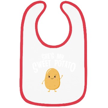 Discover She's My Sweet Potato Bibs