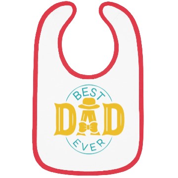 Discover best dad ever Bibs