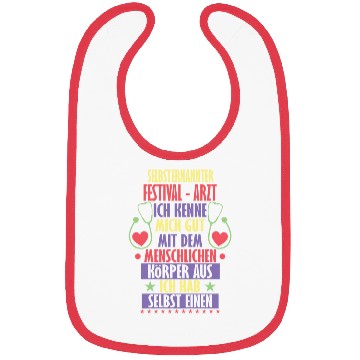 Discover Festival doctor ambiguous irony saying Bibs