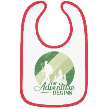 Discover The Adventure begins Hiking Nature Bibs