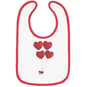 Discover Love Balloons Bibs