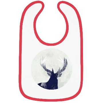 Discover Deer and Moon Deer Hunter Gift Bibs