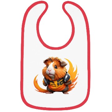 Discover cute and cool DJ guinea pig Bibs
