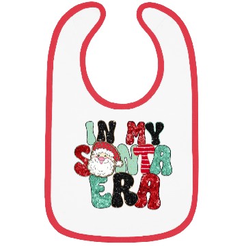 Discover In My Santa Era Christmas Bibs