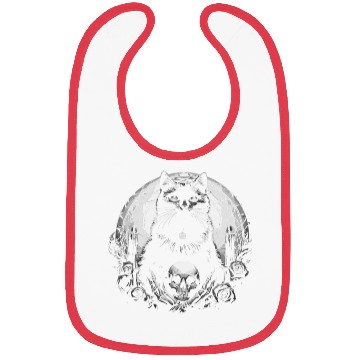 Discover Scary Horror Black Cat Bibs