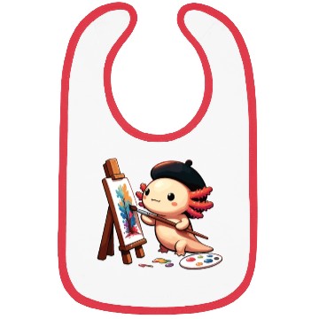 Discover Painter Art Artist Axolotl Bibs