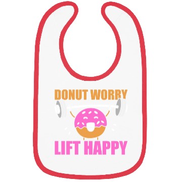 Discover Fitness Donut Funny Donut Gym Bibs