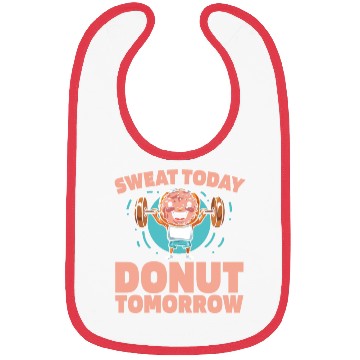 Discover Fitness Donut Funny Donut Gym Bibs